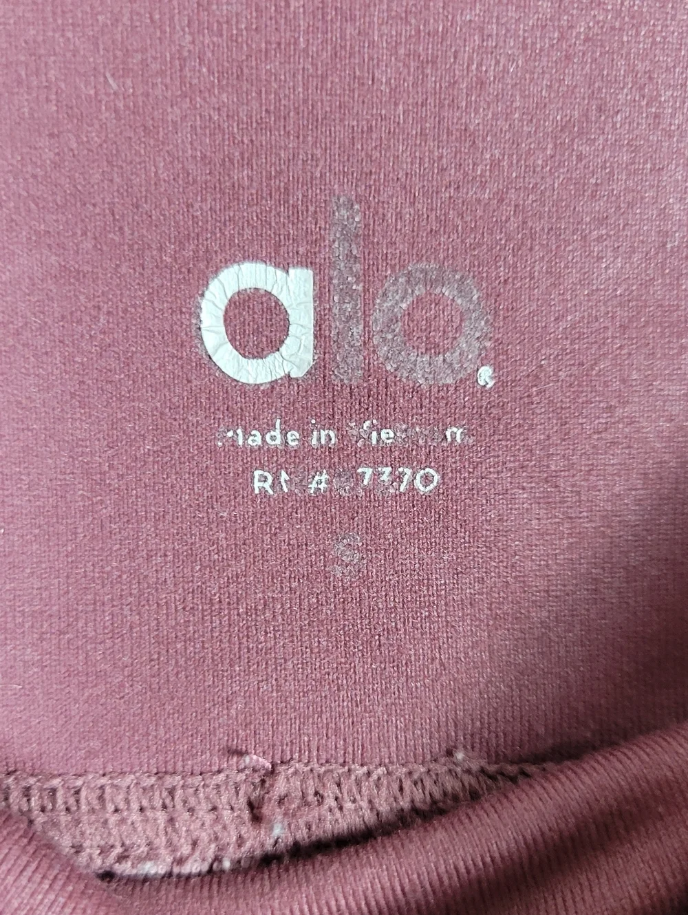 Alo Yoga High Waist Airbrush Highline Pink Ombre Gradient Stripe Leggings